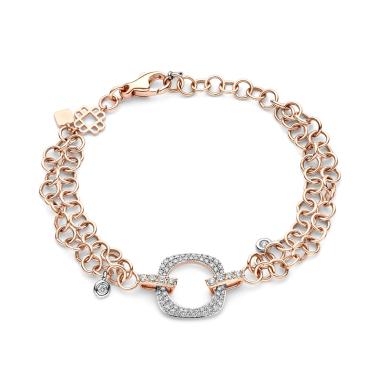 Armschmuck, Roségold, Bigli Elements Armband