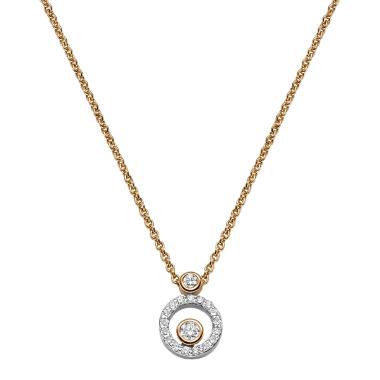 Halsschmuck, Weißgold, Leo Wittwer Panta rhei® Collier