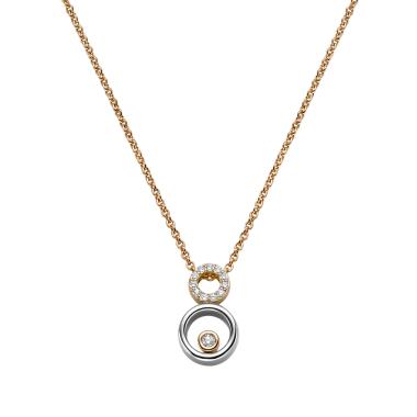 Halsschmuck, Weißgold, Leo Wittwer Panta rhei® Collier