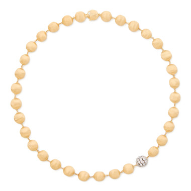 Halsschmuck, Weißgold, Marco Bicego Africa Alta Halskette