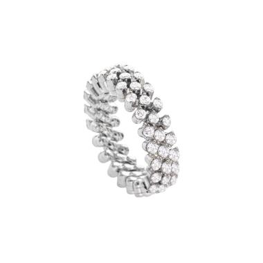 Ringe, Weißgold, Serafino Consoli Brevetto Multi-Size Ring