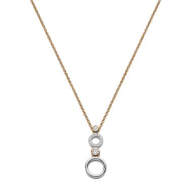 Halsschmuck, Weißgold, Leo Wittwer Panta rhei® Collier