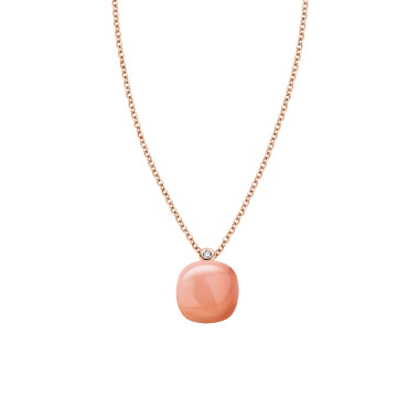         Roségold, Halsschmuck, Bigli Mini Sweety Anhänger mit Kette