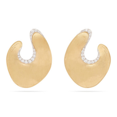Ohrringe, Weißgold, Marco Bicego Lunaria Diamonds Ohrringe