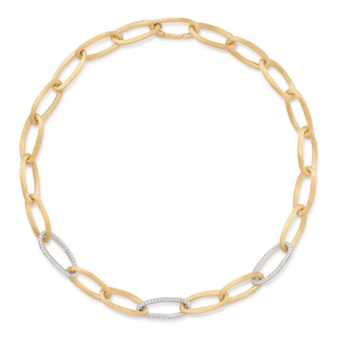         Gelbgold, Halsschmuck, Marco Bicego Jaipur Link Halskette