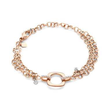 Armschmuck, Roségold, Bigli Elements Armband
