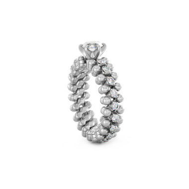         Weißgold, Ringe, Serafino Consoli Brevetto Solitaire Multi-Size Ring