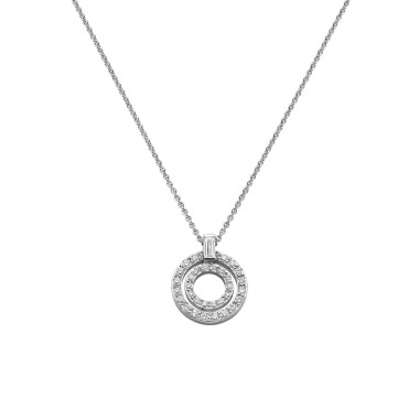         Weißgold, Halsschmuck, Leo Wittwer Panta rhei® Collier