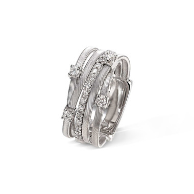 Ringe, Weißgold, Marco Bicego Goa Ring