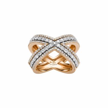 Ringe, Weißgold, Leo Wittwer Crosses Ring