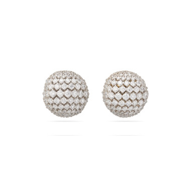 Ohrringe, Weißgold, Marco Bicego Africa Alta Ohrringe