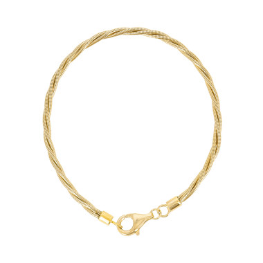         Silber vergoldet, Armschmuck, Pesavento DNA Armband