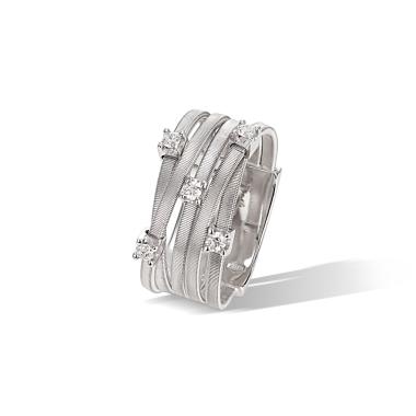 Ringe, Weißgold, Marco Bicego Goa Ring