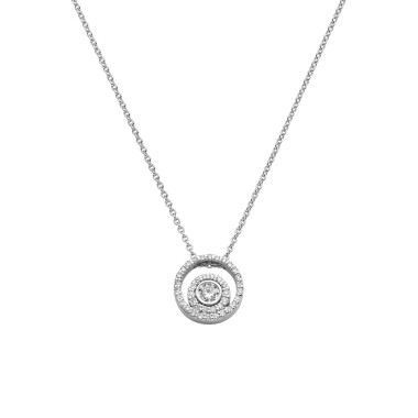         Weißgold, Halsschmuck, Leo Wittwer Panta rhei® Collier