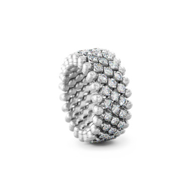Ringe, Weißgold, Serafino Consoli Brevetto Multi-Size Ring