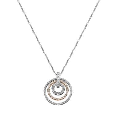 Halsschmuck, Weißgold, Leo Wittwer Panta rhei® Collier