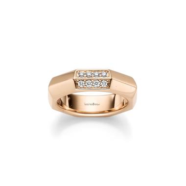 Ringe, Roségold, Leo Wittwer Love Icon Ring