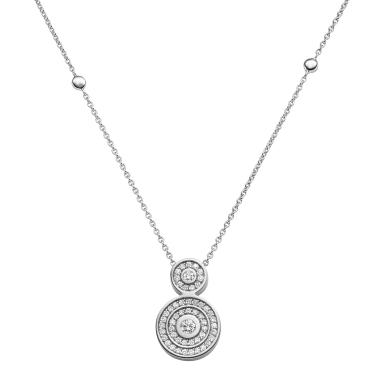 Halsschmuck, Weißgold, Leo Wittwer Panta rhei® Collier
