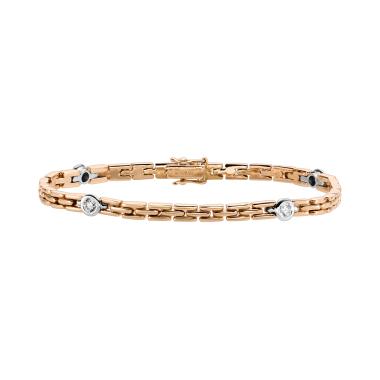 Armschmuck, Roségold, Leo Wittwer Contemporary Armband