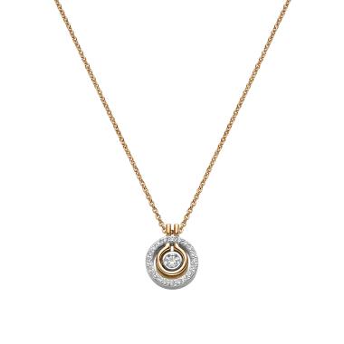 Halsschmuck, Weißgold, Leo Wittwer Panta rhei® Collier