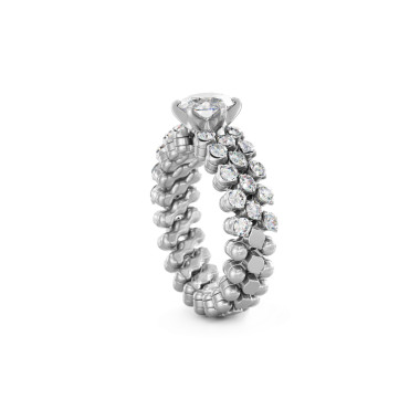         Weißgold, Ringe, Serafino Consoli Brevetto Solitaire Multi-Size Ring