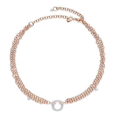 Halsschmuck, Roségold, Bigli Elements Anhänger mit Kette