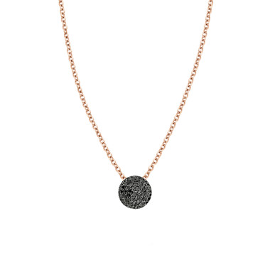         Roségold, Halsschmuck, Bigli Mini Waves Anhänger mit Kette