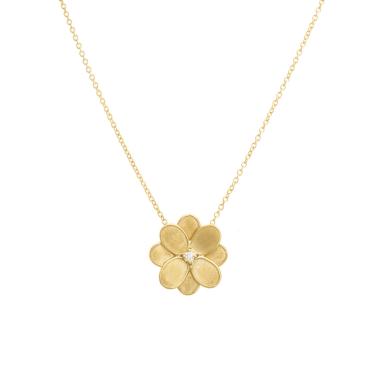 Halsschmuck, Gelbgold, Marco Bicego Petali Anhänger