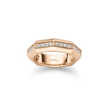 Ringe, Roségold, Leo Wittwer Love Icon Ring