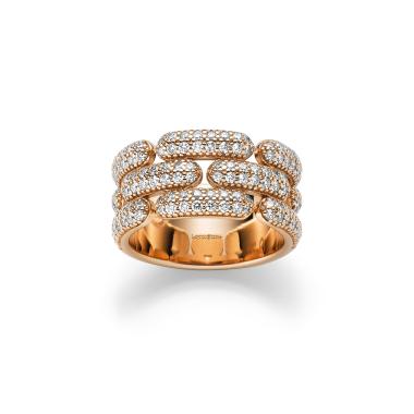 Ringe, Roségold, Leo Wittwer Contemporary Ring
