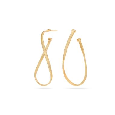 Ohrringe, Gelbgold, Marco Bicego Marrakech Hoop-Ohrringe