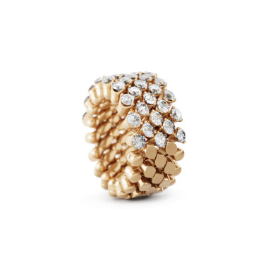 Roségold, Serafino Consoli Brevetto Multi-Size Ring