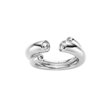         Weißgold, Ringe, Leo Wittwer Candlelight Le Tonneau Ring