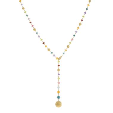 Halsschmuck, Gelbgold, Marco Bicego Africa Gemstone Halskette