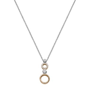 Halsschmuck, Weißgold, Leo Wittwer Panta rhei® Collier
