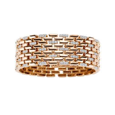 Armschmuck, Roségold, Leo Wittwer Contemporary Armband