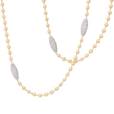 Halsschmuck, Gelbgold, Marco Bicego Afrika Alta Halskette