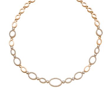 Halsschmuck, Roségold, Leo Wittwer Panta rhei® Collier