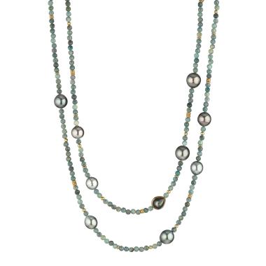 Halsschmuck, Gelbgold, Gellner Big Bang Collier