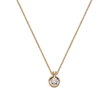 Halsschmuck, Weißgold, Leo Wittwer Panta rhei® Collier
