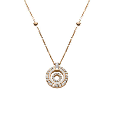         Roségold, Halsschmuck, Leo Wittwer Panta rhei® Collier