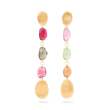 Ohrringe, Gelbgold, Marco Bicego Lunaria Color Ohrringe