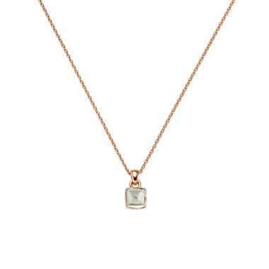 Halsschmuck, Roségold, Leo Wittwer Sugar Loaf Collier