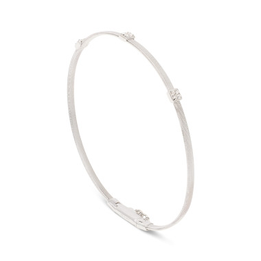 Armschmuck, Weißgold, Marco Bicego Masai Armreif