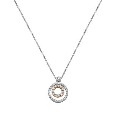Halsschmuck, Weißgold, Leo Wittwer Panta rhei® Collier