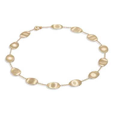 Halsschmuck, Gelbgold, Marco Bicego Lunaria Halskette