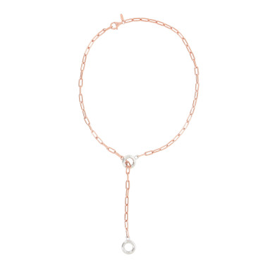         Silber rot/rosé-vergoldet, Halsschmuck, Pesavento Elegance Halskette