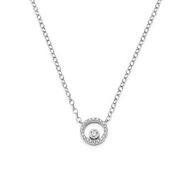         Weißgold, Halsschmuck, Leo Wittwer Panta rhei® Collier