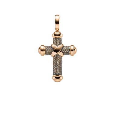 Halsschmuck, Roségold, Leo Wittwer Crosses Leo Wittwer Kreuz
