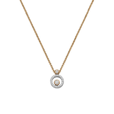         Roségold, Halsschmuck, Leo Wittwer Panta rhei® Collier